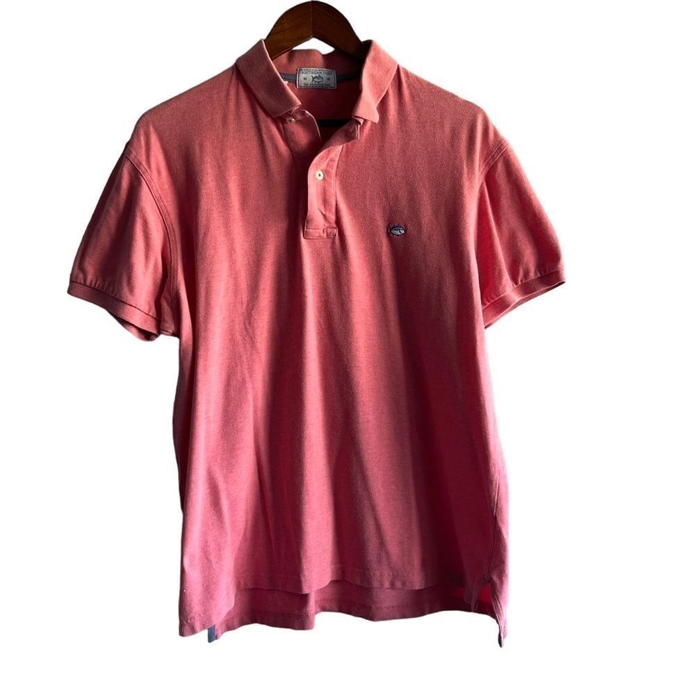 Southern Tide Coral Short Sleeve Polo Shirt